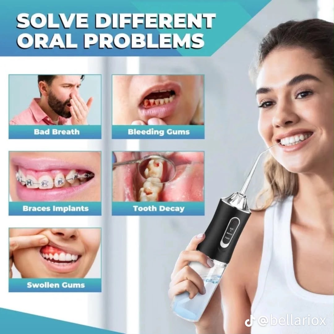 🦷 HYDROPULSEUR PORTABLE